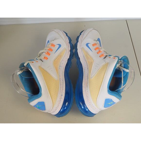 Nike Swingman 360 Pregame TR Sneakers White, Blue And Orange Size 8.5 638072-100 - Picture 7 of 11
